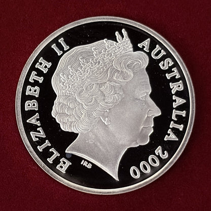 【オーストラリア】シドニーパラリンピック 5ドル 銀貨 プルーフ 2000［B-0000697］