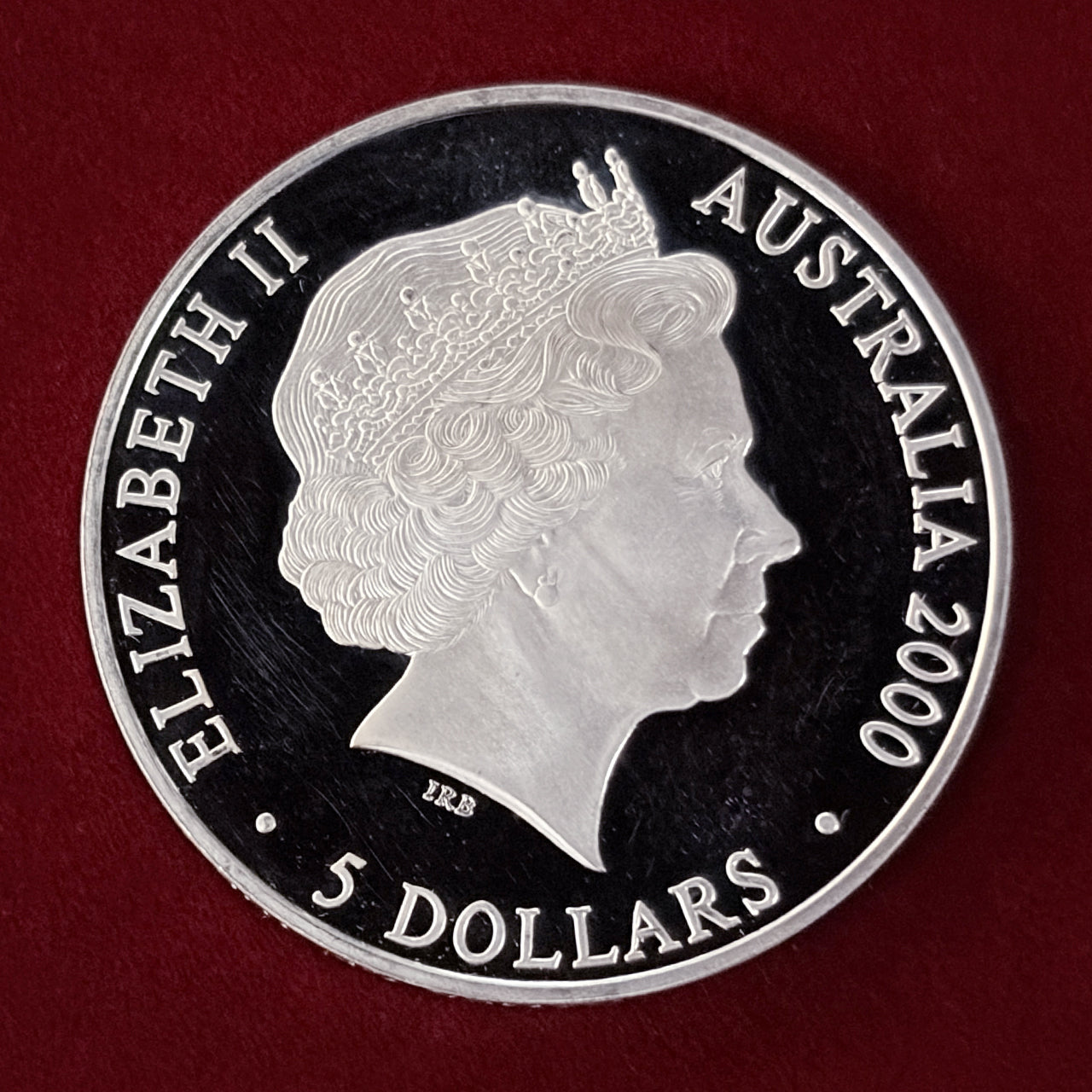 【オーストラリア】シドニーオリンピック ハーバー・オブ・ライフ 5ドル 銀貨 プルーフ 2000［B-0000698］