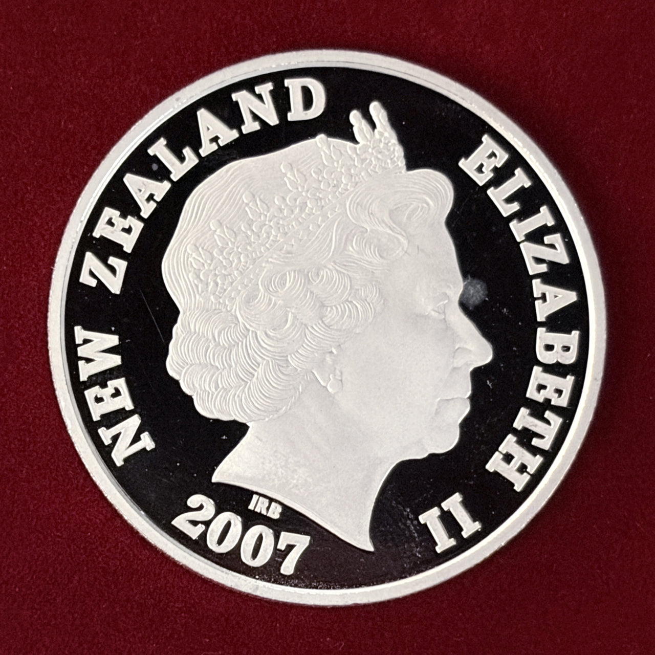 【ニュージーランド】マウント・クック 1ドル 銀貨 プルーフ 2007［B-0000700］