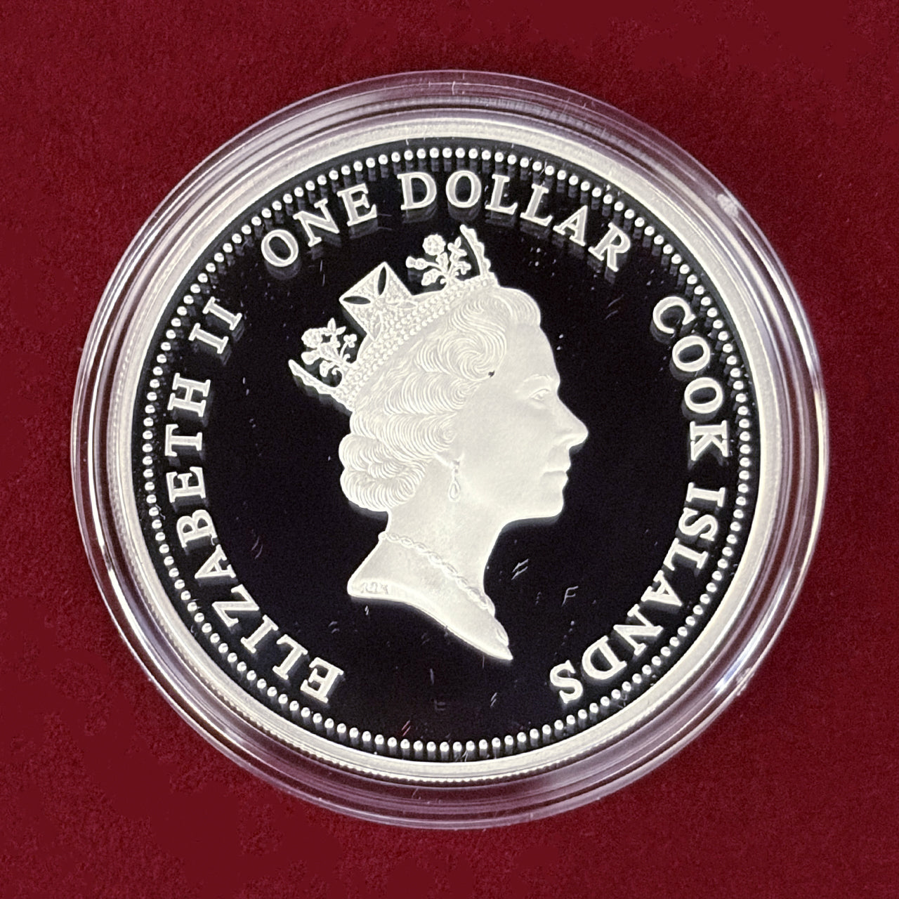 【クック諸島】ヨハネ・パウロ2世 85歳誕生日記念 1ドル 銀貨 プルーフ 2005［B-0000703］