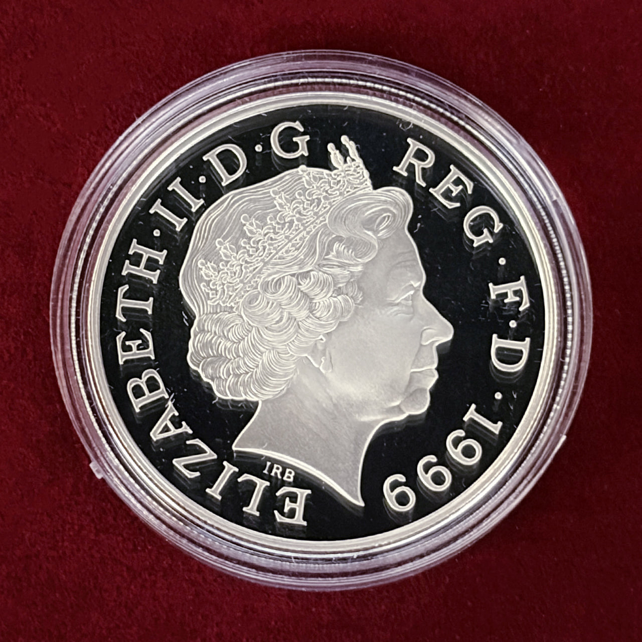 【イギリス】ダイアナ妃追悼 5ポンド 銀貨 プルーフ 1999［B-0000704］