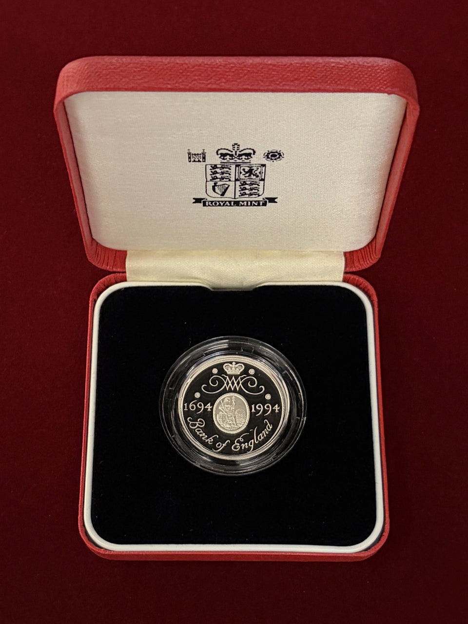 イギリス】イングランド銀行創立300周年記念 2ポンド 銀貨 プルーフ