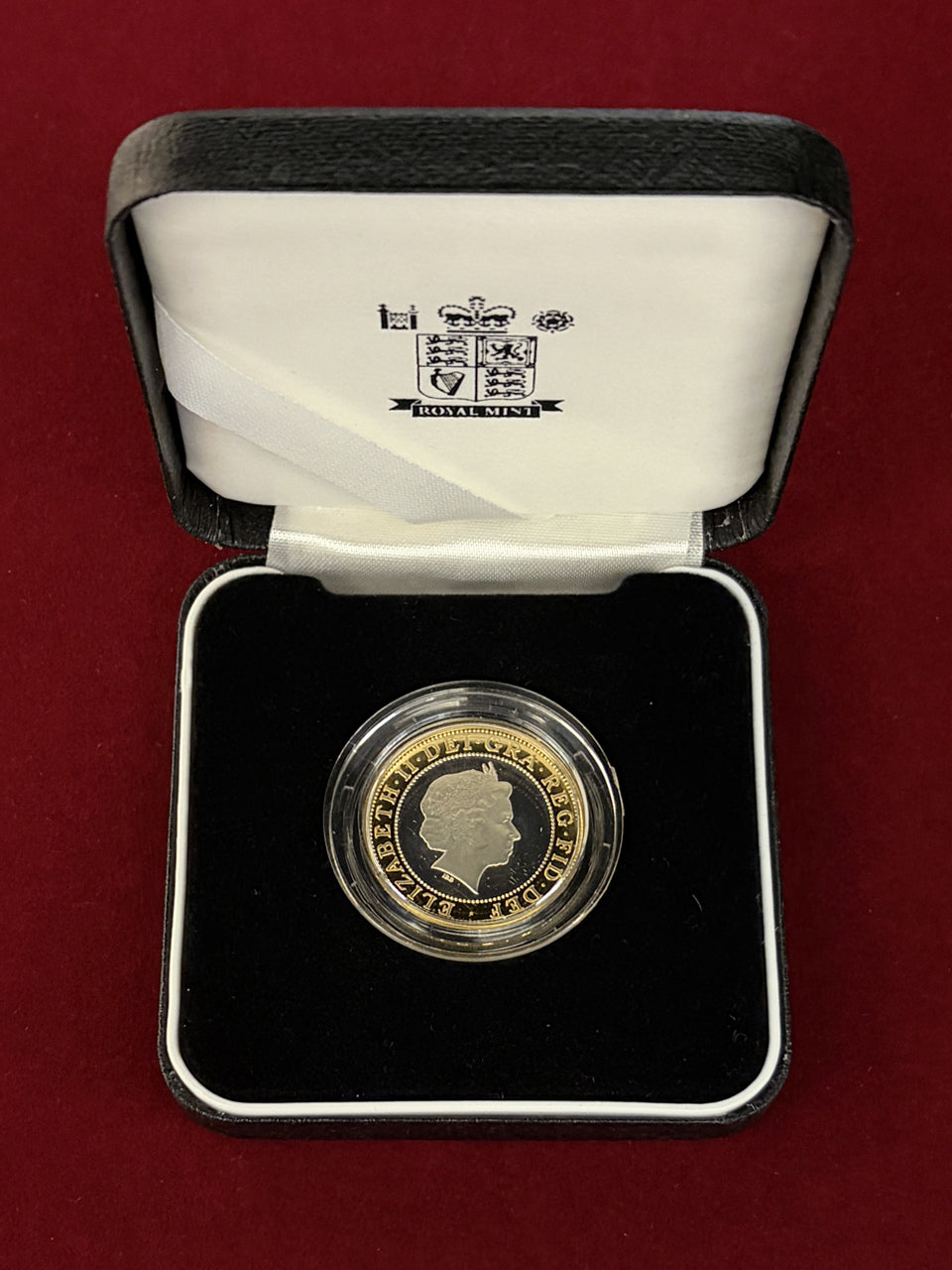 【イギリス】DNA発見50周年記念 2ポンド 銀貨 プルーフ ピエフォー 2003［B-0000708］