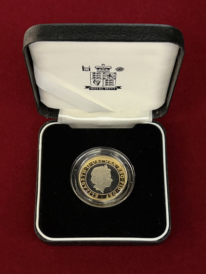 【イギリス】DNA発見50周年記念 2ポンド 銀貨 プルーフ ピエフォー 2003［B-0000708］