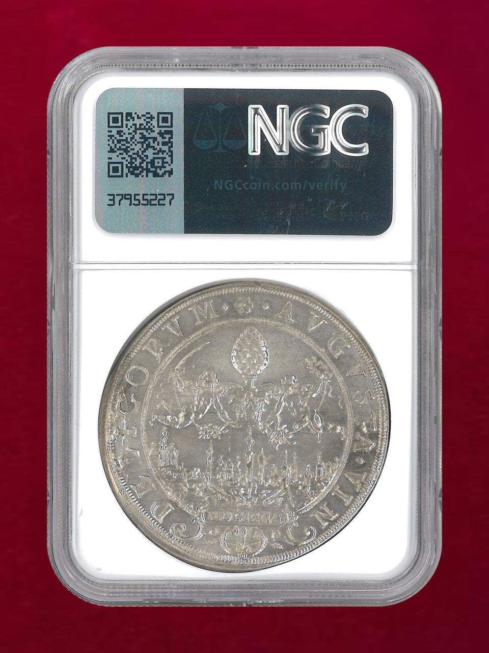 【ドイツ・アウクスブルク】ターラー 銀貨 1626 NGC UNC DETAILS CLEANED［B-0000728］