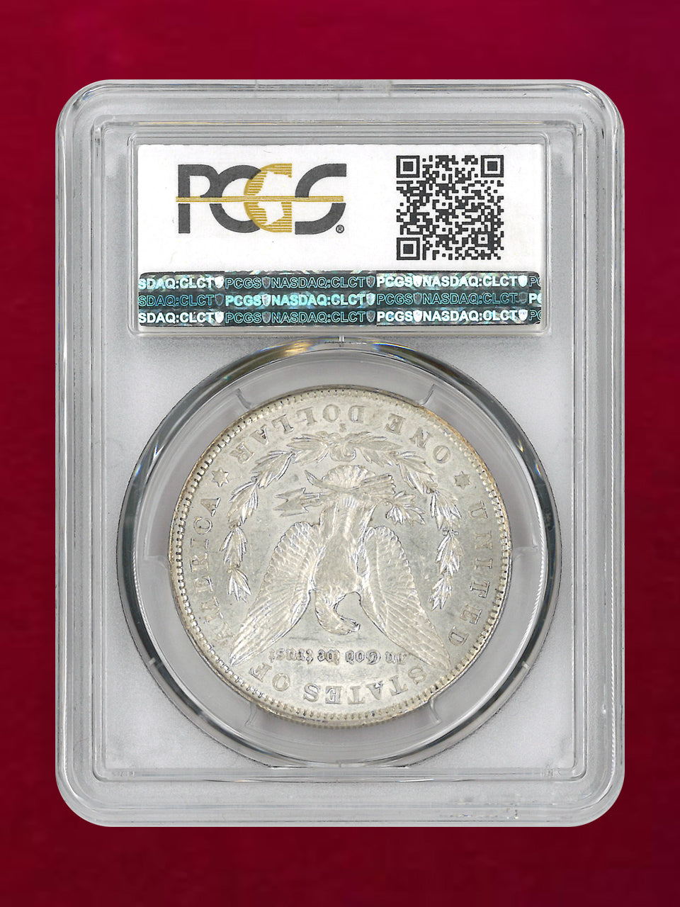 [USA] 1897 Morgan Dollar Silver Coin PCGS AU55 [B-0000459]