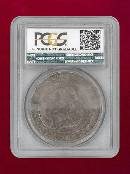 【イギリス】クラウン 銀貨 1624 PCGS Genuine Cleaned-XF Details［B-0000735］