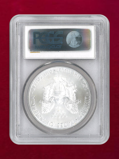 【アメリカ】アメリカンイーグルシルバーダラー 1ドル 銀貨 2015 PCGS MS69［B-0000740］