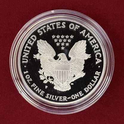 【アメリカ】アメリカンシルバーイーグルダラー 1ドル 銀貨 プルーフ 1995［B-0000773］