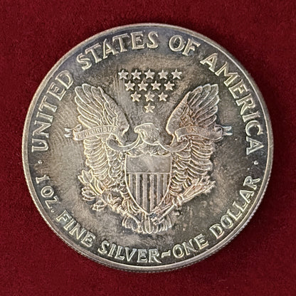【アメリカ】アメリカンイーグルシルバーダラー 1ドル 銀貨 1988［B-0000774］