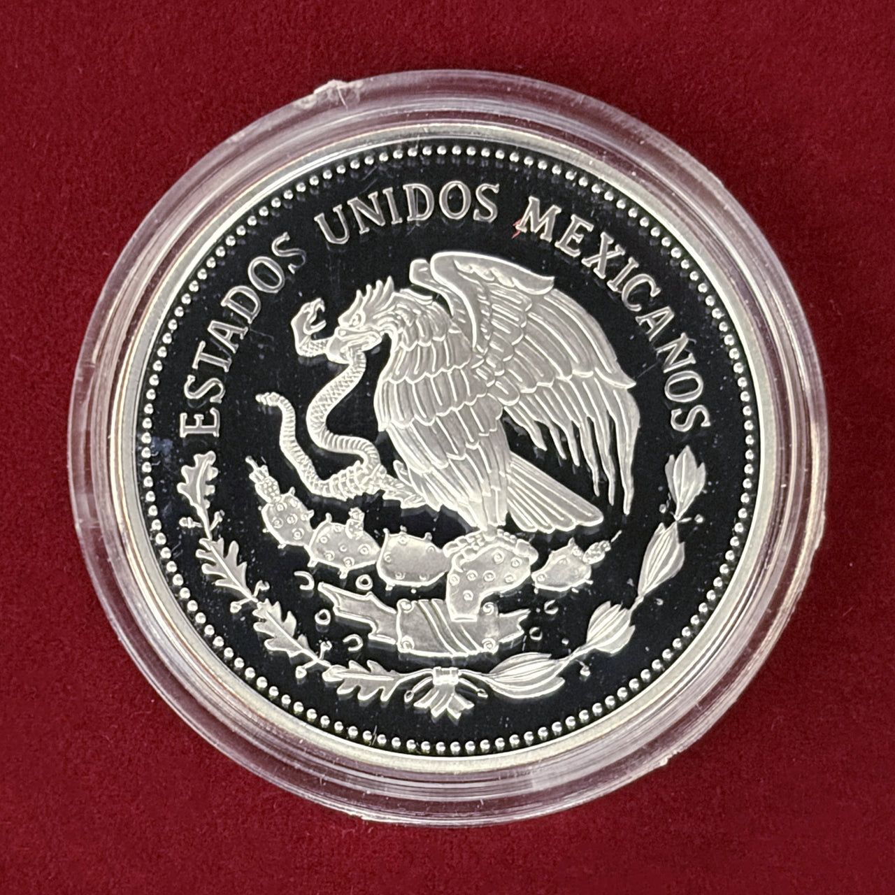 【メキシコ】ユニセフ45周年記念 100ペソ 銀貨 プルーフ 1991［B-0000776］