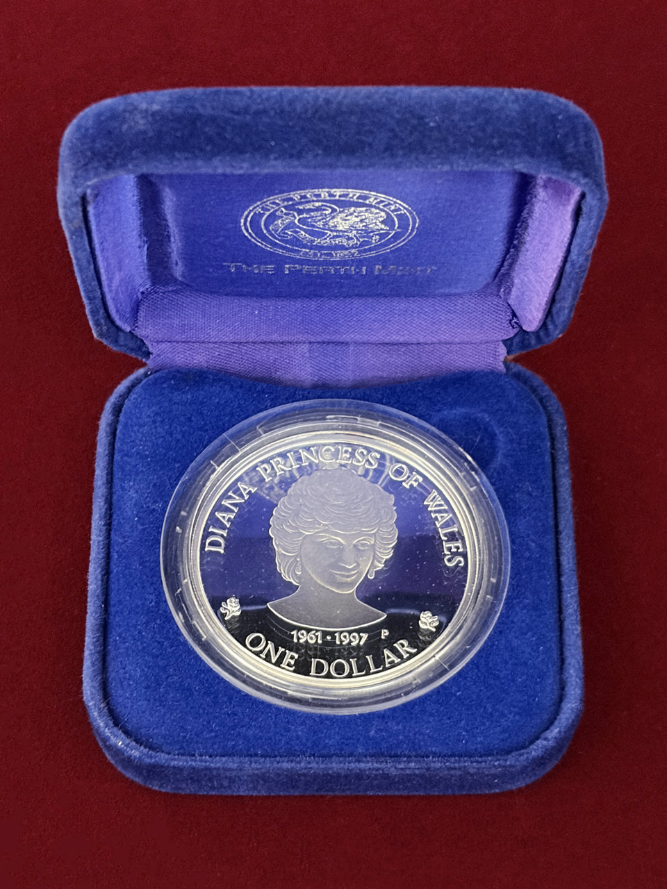 【クック諸島】ダイアナ妃追悼 1ドル 銀貨 プルーフ 1997［B-0000781］
