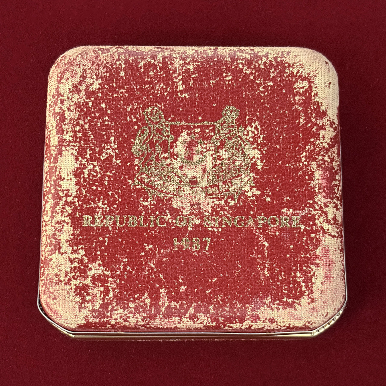 【シンガポール】卯年 10ドル 銀貨 プルーフ 1987［B-0000785］