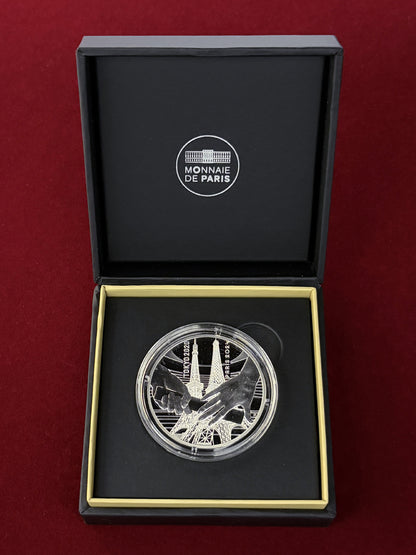 [France] 2024 Paris Olympics Commemorative "From Tokyo to Paris" 10 Euro Silver Proof Coin 2021 [B-0000786]