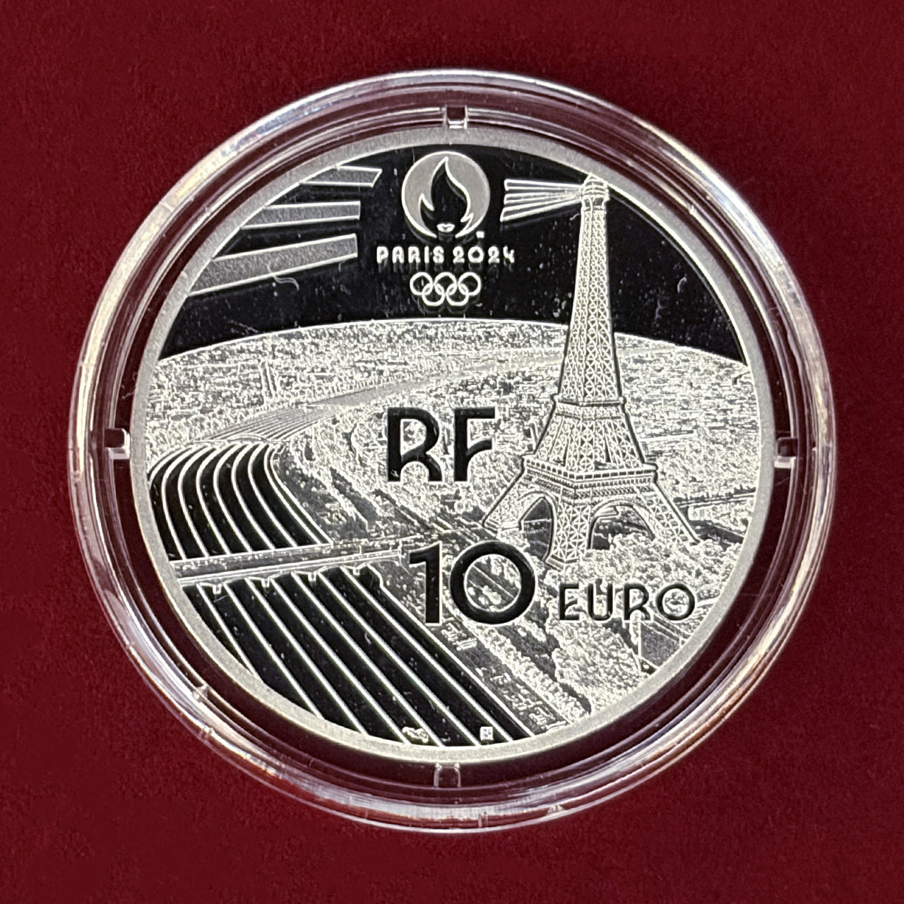 【フランス】2024年パリオリンピック記念 柔道 10ユーロ 銀貨 プルーフ 2021［B-0000787］