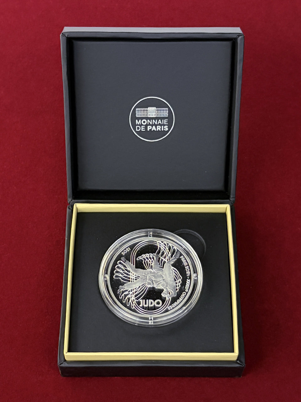 【フランス】2024年パリオリンピック記念 柔道 10ユーロ 銀貨 プルーフ 2021［B-0000787］