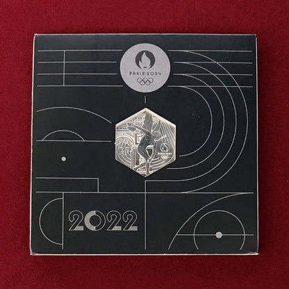 【フランス】2024年パリオリンピック記念 10ユーロ 銀貨 2022［B-0000789］