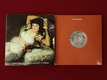 【スペイン】フランシスコ・デ・ゴヤ生誕250周年記念 2000ペセタ 銀貨 1996［B-0000793］