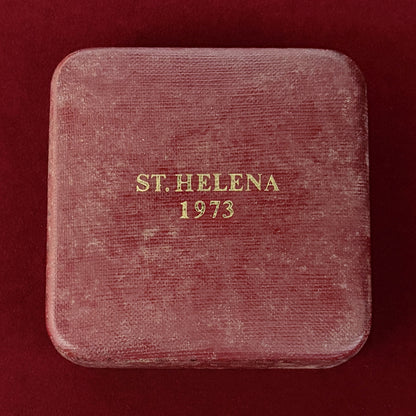 【セントヘレナ】セントヘレナ300周年記念 25ペンス 銀貨 プルーフ 1975［B-0000803］