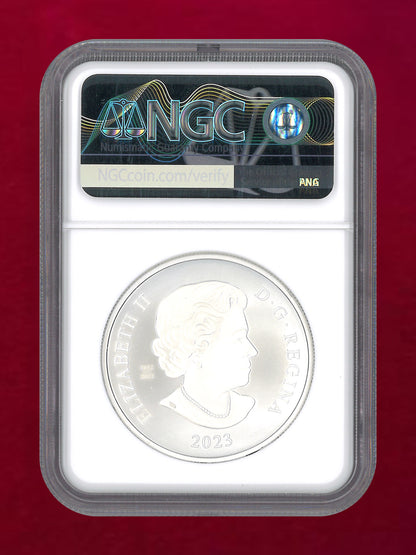 【カナダ】チャールズ3世戴冠式 20ドル 銀貨 2023 NGC PF 70 MATTE［B-0000825］