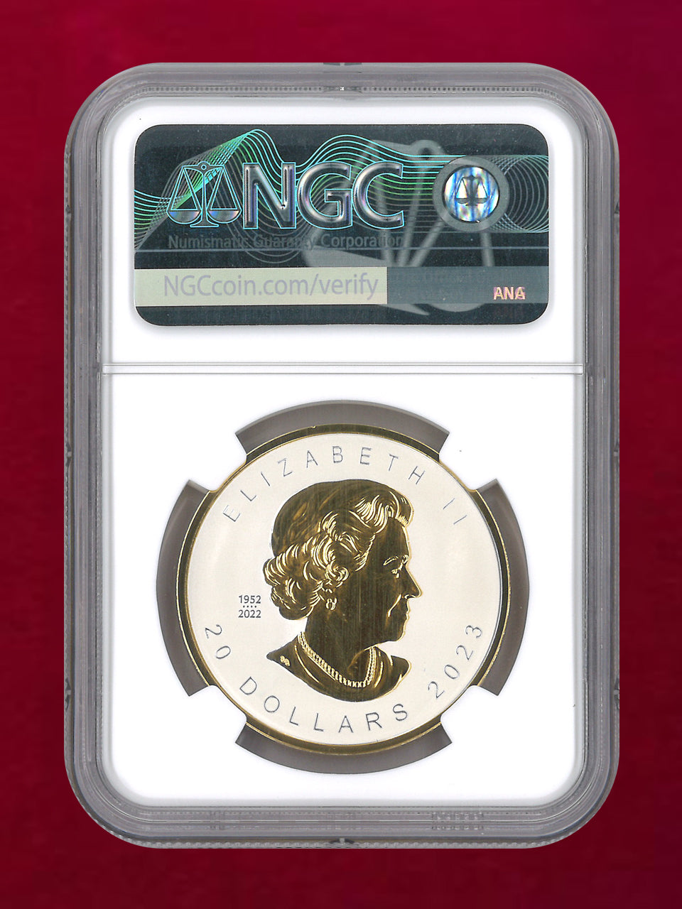 【カナダ】メイプルリーフ ウルトラハイレリーフ 1オンス 20ドル 銀貨 2023 NGC REVERSE PF 70［B-0000826］