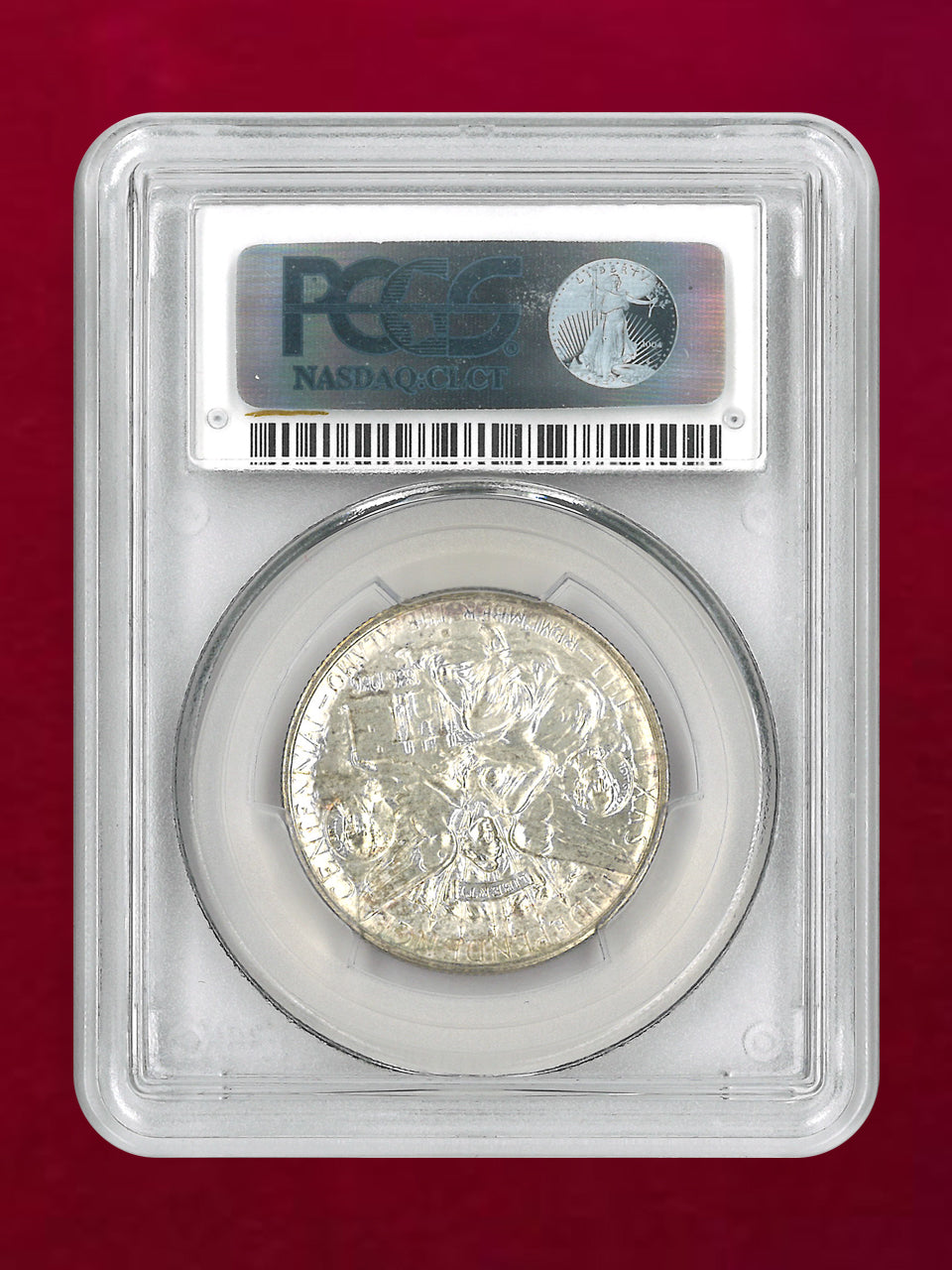 【アメリカ】テキサス独立100周年 50セント 銀貨 1936D PCGS MS64［B-0000829］