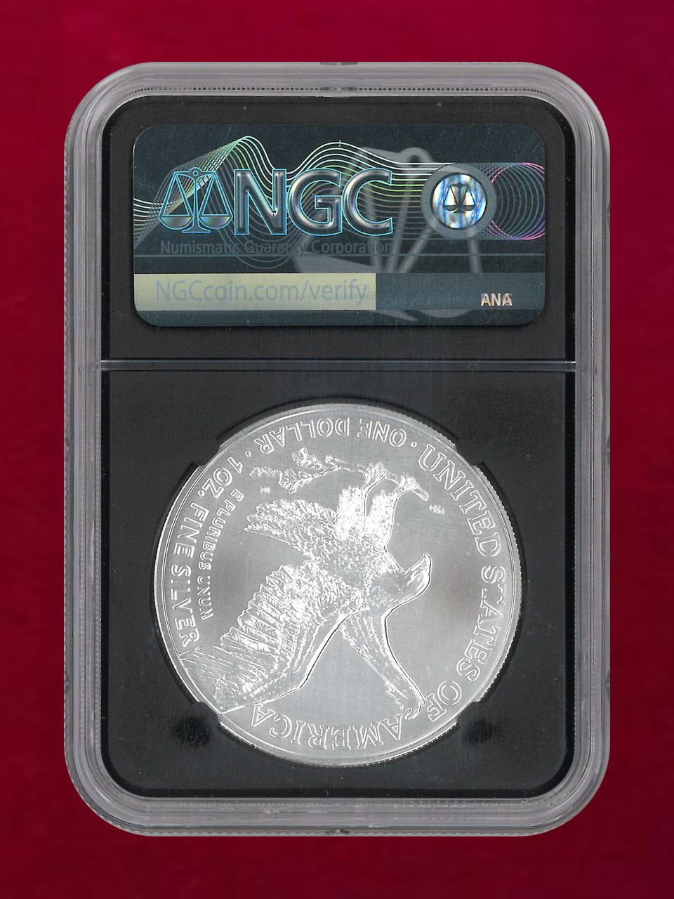 【USA】American Silver Eagle Dollar 1 Dollar Silver Coin 2021W NGC MS 70 [B-0000831]