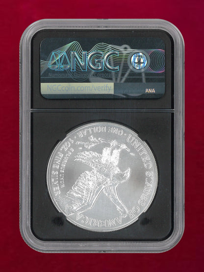 【USA】American Silver Eagle Dollar 1 Dollar Silver Coin 2021W NGC MS 70 [B-0000831]