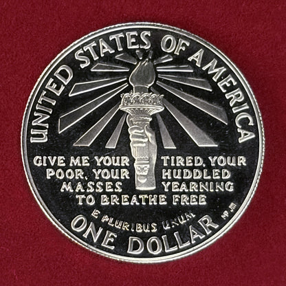 [USA] 1 dollar silver coin 1986 [B-0000389]