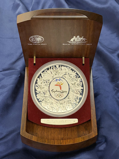 【オーストラリア】シドニーオリンピック記念 30ドル 1kg 銀貨 プルーフ 2000［B-0000864］