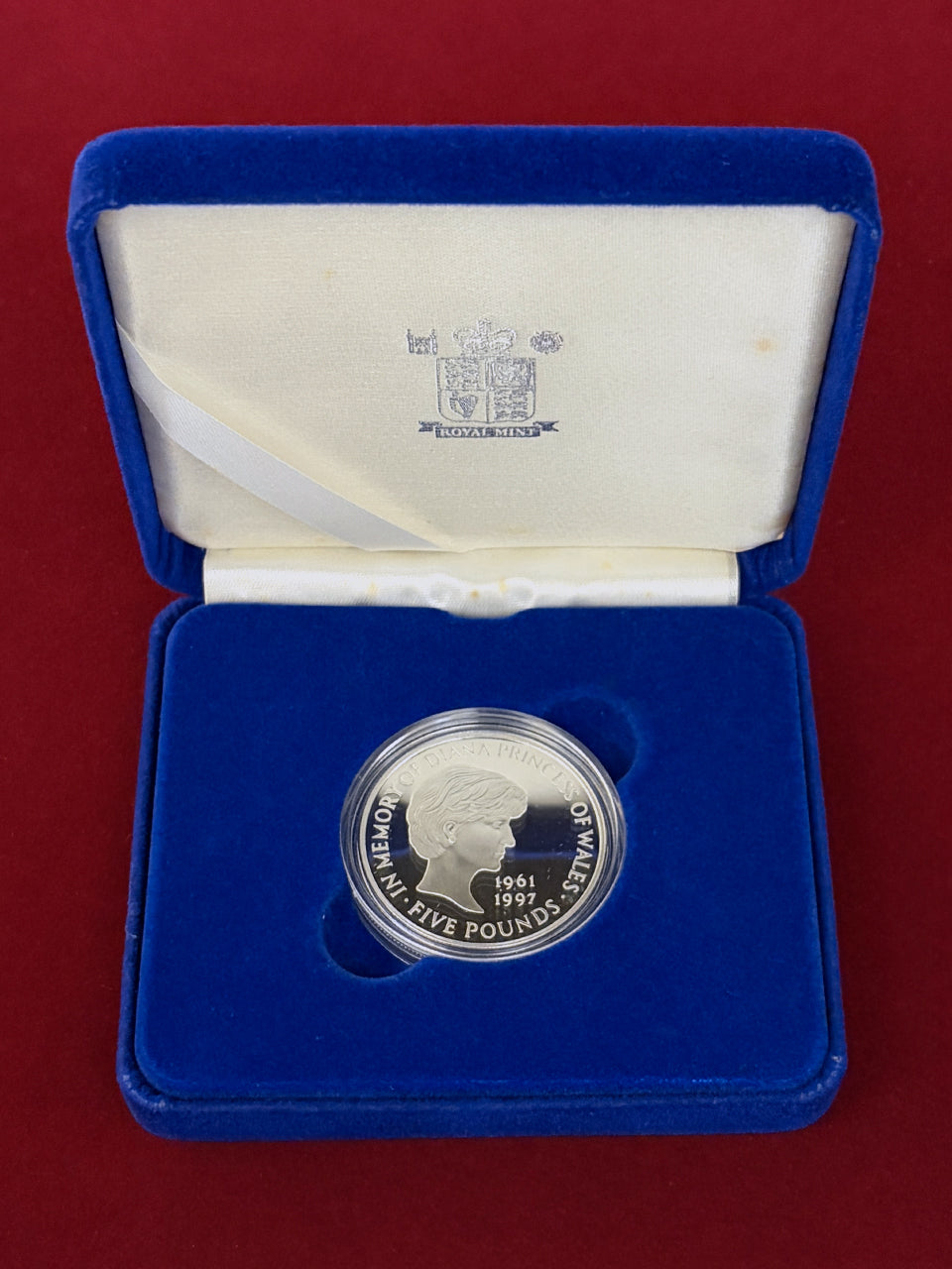 【イギリス】ダイアナ妃追悼 5ポンド 銀貨 プルーフ 1999［B-0000866］