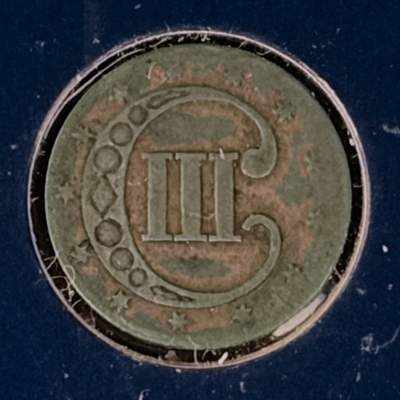 【アメリカ】3セント 銀貨 1852［B-0000882］