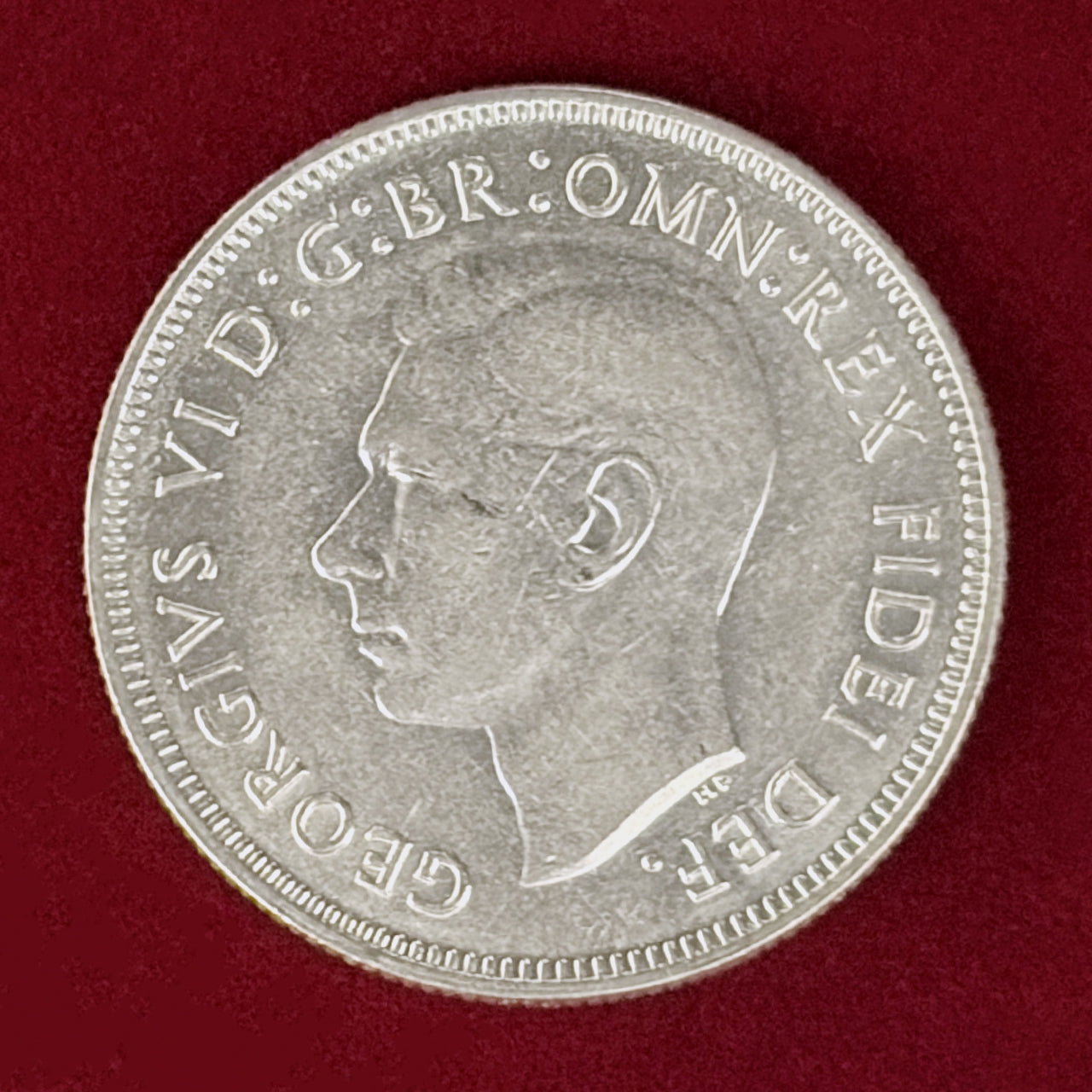 【オーストラリア】連邦結成50周年記念 フローリン 銀貨 1951［B-0000885］