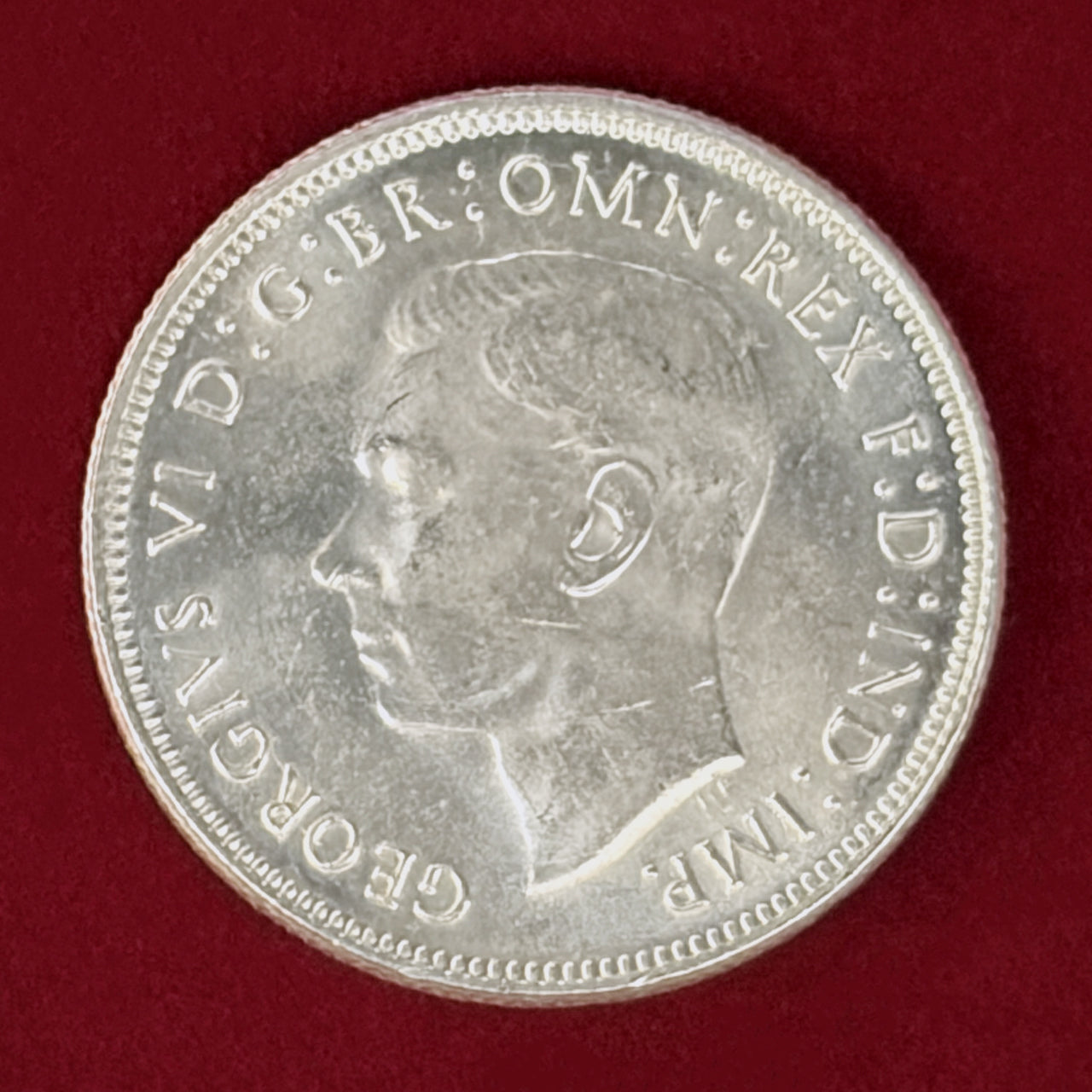 【オーストラリア】フローリン 銀貨 1945［B-0000899］