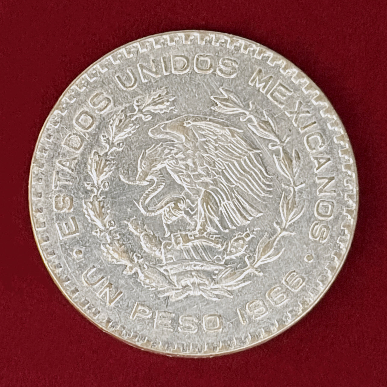 [Mexico] Morelos Tepalcana 1 Peso Silver Coin [B-0000546]