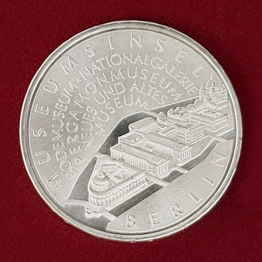 【ドイツ】ベルリンの博物館島 10ユーロ 銀貨 2002［B-0000925］