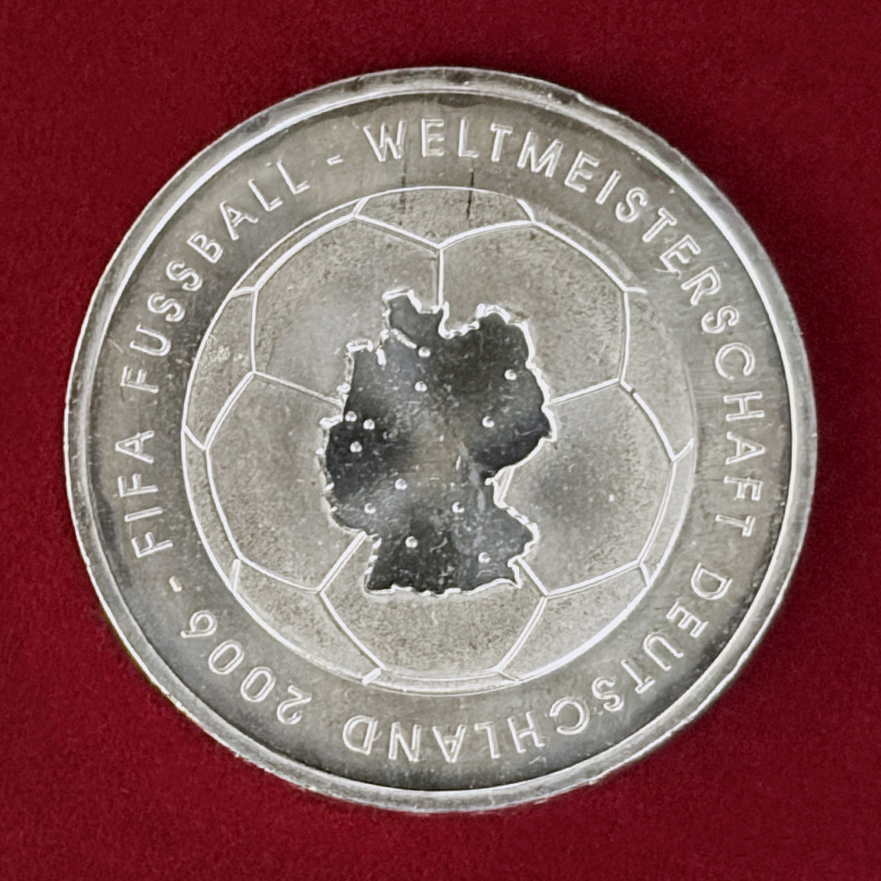 【ドイツ】2006年FIFAワールドカップ ドイツ大会記念 10ユーロ 銀貨 2003［B-0000928］