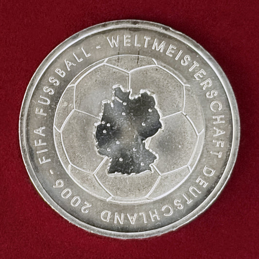 【ドイツ】2006年FIFAワールドカップ ドイツ大会記念 10ユーロ 銀貨 2003［B-0000928］