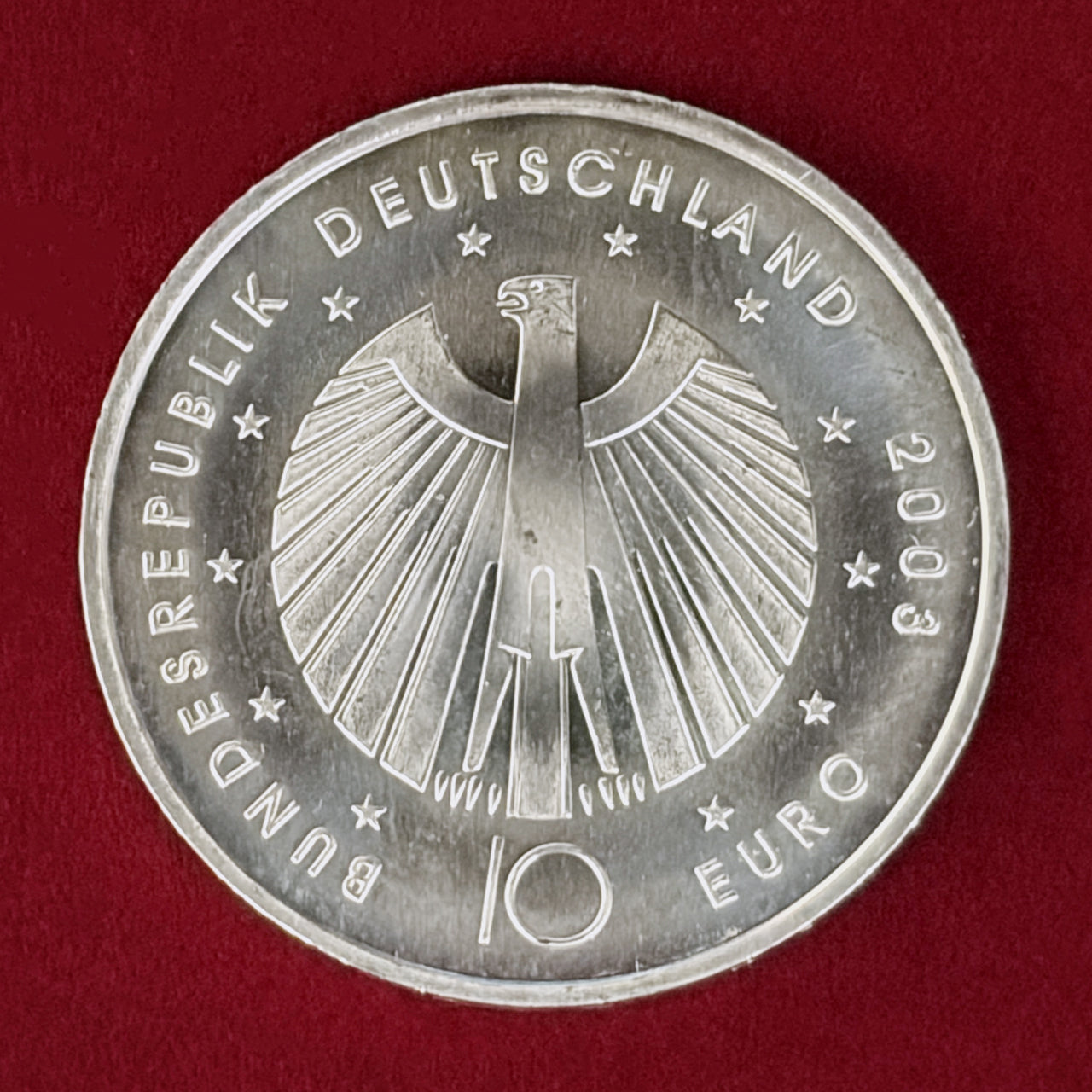 【ドイツ】2006年FIFAワールドカップ ドイツ大会記念 10ユーロ 銀貨 2003［B-0000928］