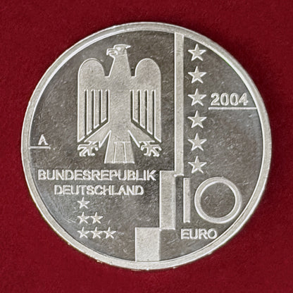 【ドイツ】バウハウス・デッサウ記念 10ユーロ 銀貨 2004［B-0000937］