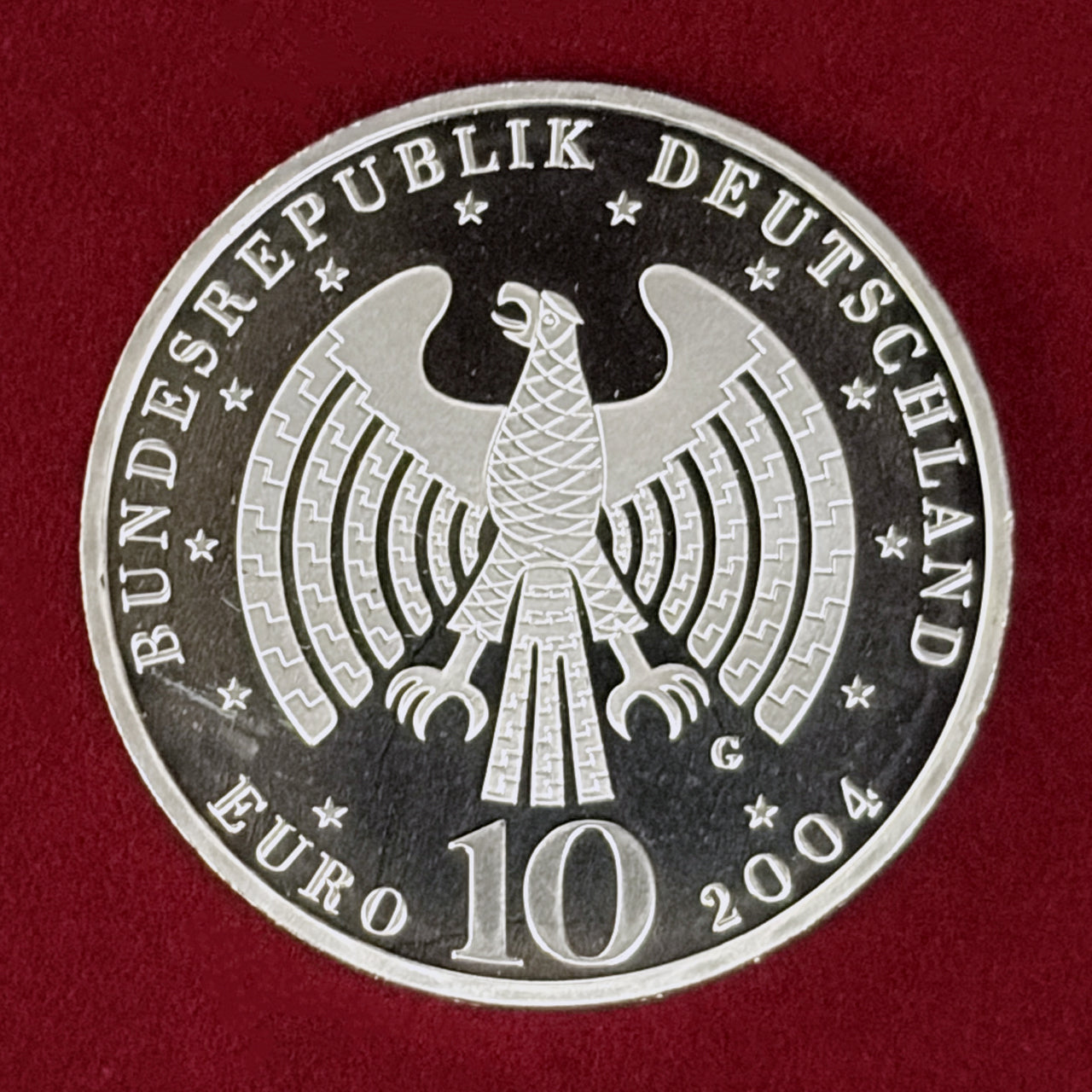 【ドイツ】欧州連合拡大記念 10ユーロ 銀貨 2004［B-0000938］