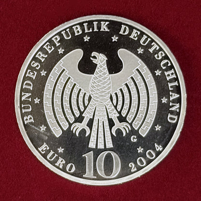 【ドイツ】欧州連合拡大記念 10ユーロ 銀貨 2004［B-0000938］