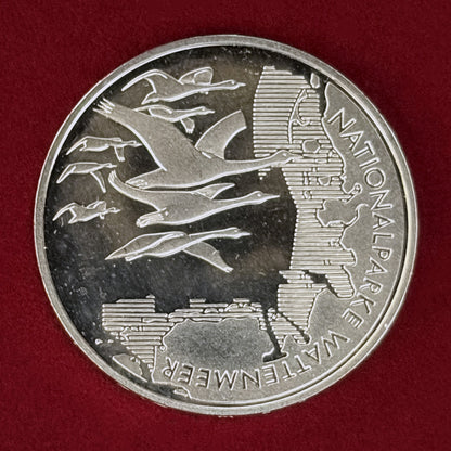 【ドイツ】ワッデン海国立公園 10ユーロ 銀貨 プルーフ 2004［B-0000939］