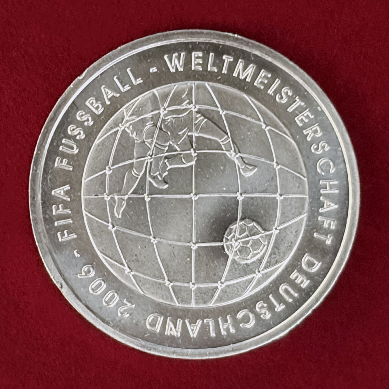 【ドイツ】2006年FIFAワールドカップ ドイツ大会記念 10ユーロ 銀貨 2005［B-0000947］