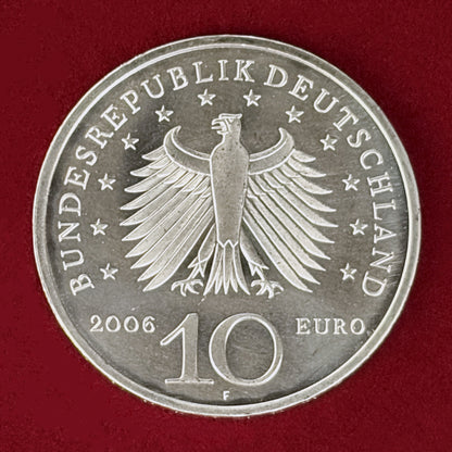 【ドイツ】カール・フリードリヒ・シンケル生誕225周年記念 10ユーロ 銀貨 2006［B-0000948］