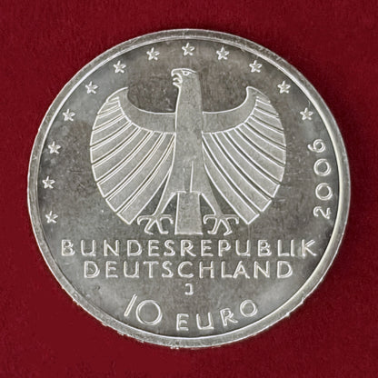 【ドイツ】ハンザ同盟創設650周年記念 10ユーロ 銀貨 2006［B-0000950］