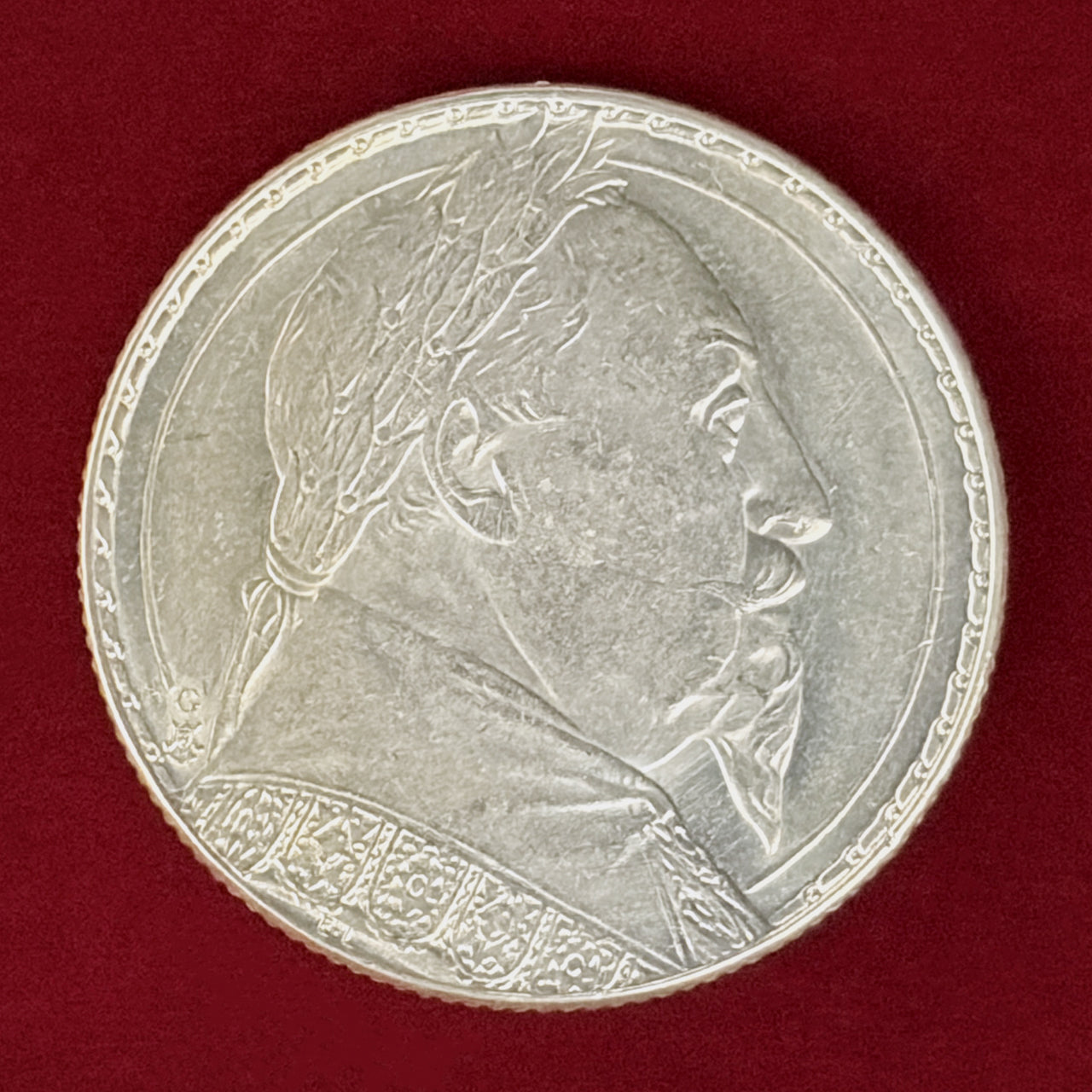 【スウェーデン】グスタフ2世アドルフ没後300周年記念 2クローナ 銀貨 1932［B-0000951］