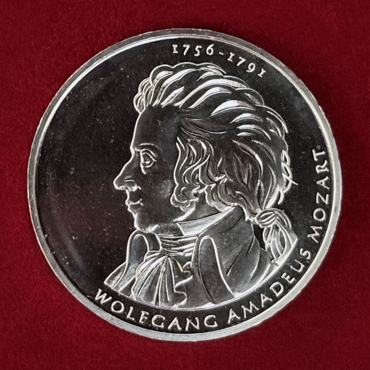 【ドイツ】モーツァルト生誕250周年記念 10ユーロ 銀貨 プルーフ 2006［B-0000953］