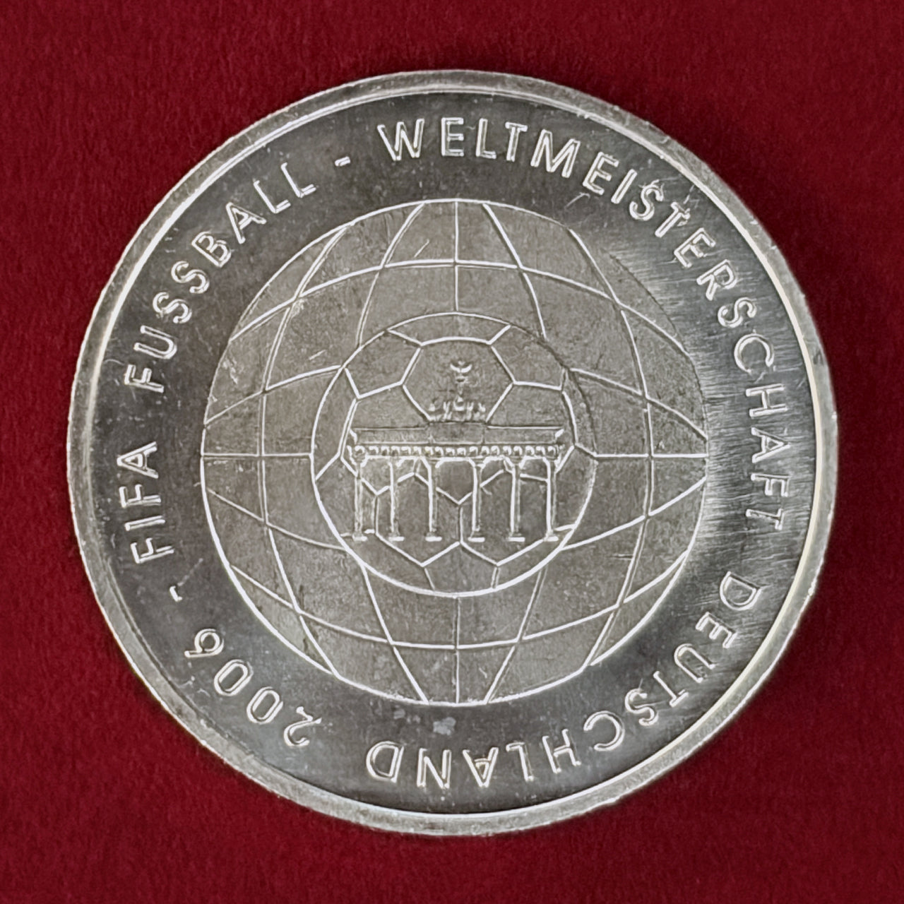 【ドイツ】2006年FIFAワールドカップ ドイツ大会記念 10ユーロ 銀貨 2006［B-0000954］