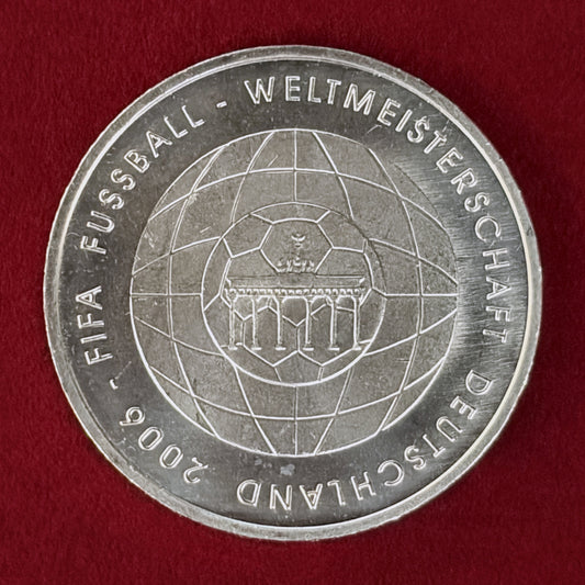 【ドイツ】2006年FIFAワールドカップ ドイツ大会記念 10ユーロ 銀貨 2006［B-0000954］